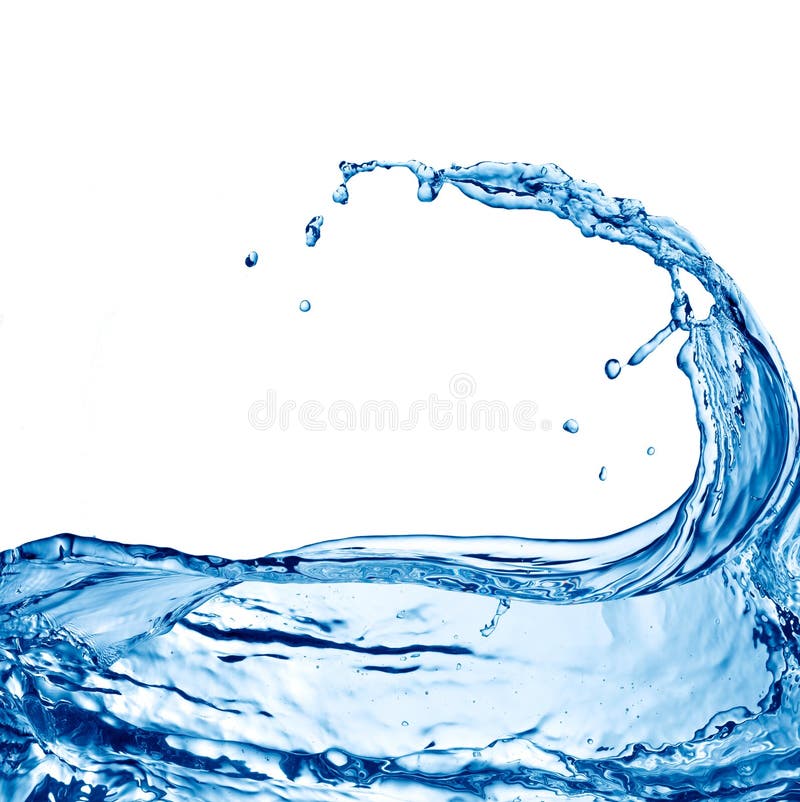 Water splashing on white background. Water splashing on white background