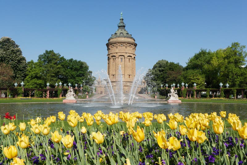 Wasserturm in Mannheim, Germany. stock image Wasserturm in Mannheim, Germany. stock image