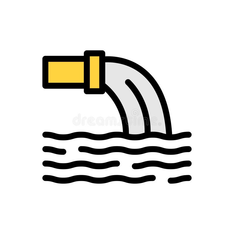 Wastage of Water Theme. Wastage of Water from Running Tap As Bucket is