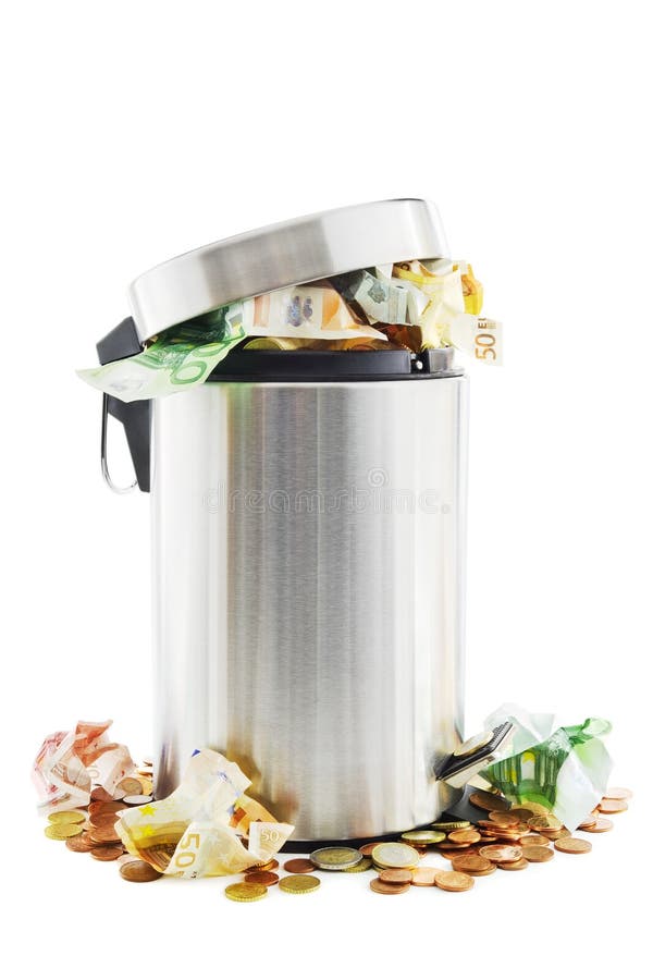 Waste money royalty free stock images Waste money royalty free stock images