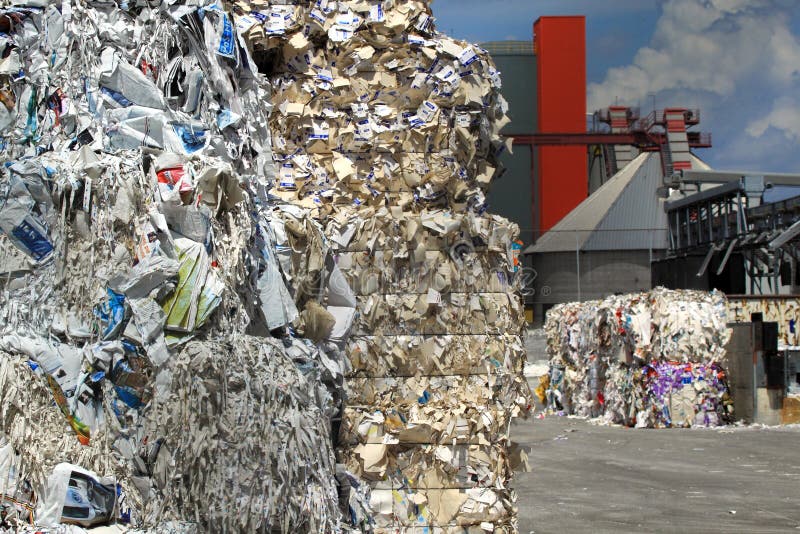 Waste paper processing