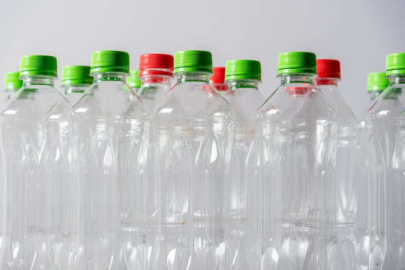 Waste Plastic Drinking Water Bottle for Recycle Stock Image Image of