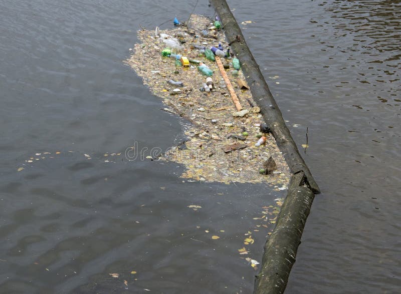 Waste on a river stock image. Image of lumber, refuse 28886857