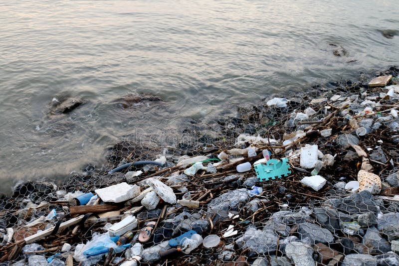 Waste seaside, Garbage on beach Pollution, Waste trash in river, Toxic waste, Wastewater, Dirty water in river stock image Waste seaside, Garbage on beach Pollution, Waste trash in river, Toxic waste, Wastewater, Dirty water in river stock image