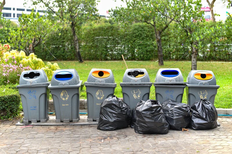 Waste Separation for Recycle and Reuse, Collection of Different Type of