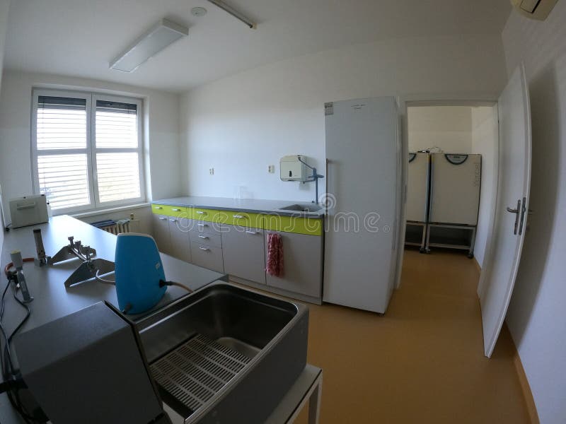 Wastewater Treatment Plant Laboratory 1 Stock Photo Image of