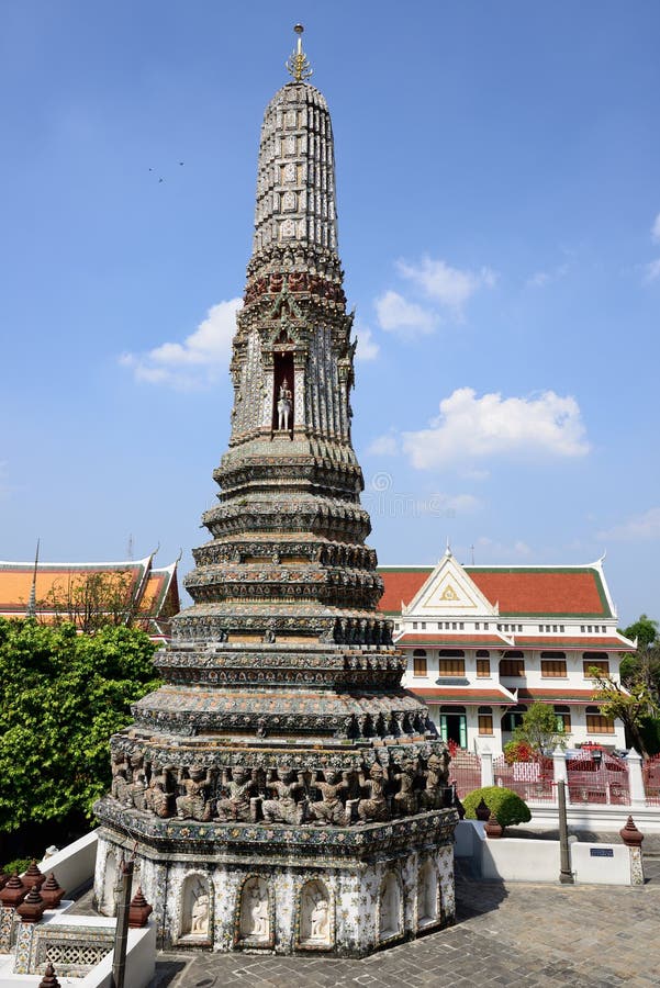 Wat Arun Temple, Bangkok Tailandia fotografía de archivo Wat Arun Temple, Bangkok Tailandia fotografía de archivo