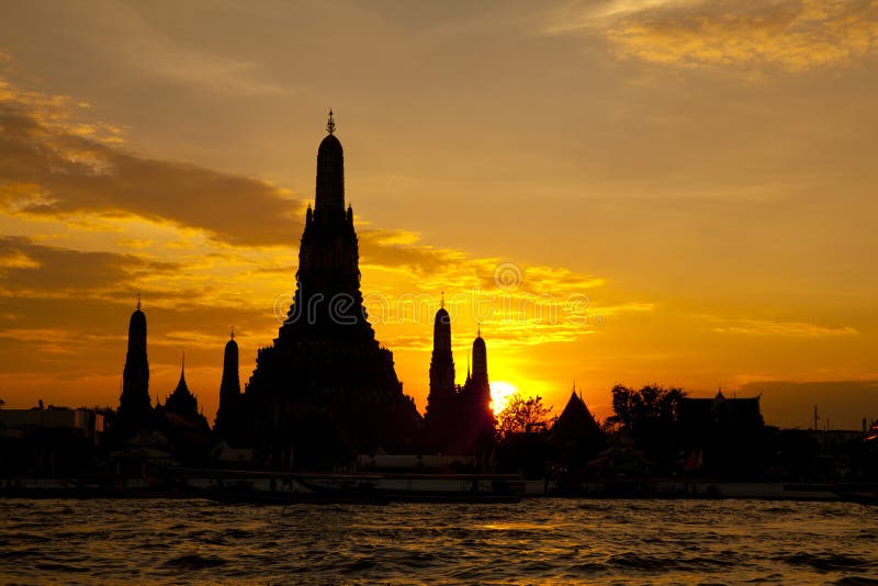 Wat Arun Temple in bangkok thailand