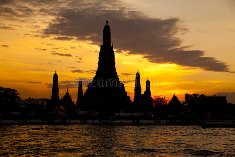 Wat Arun Temple in bangkok thailand