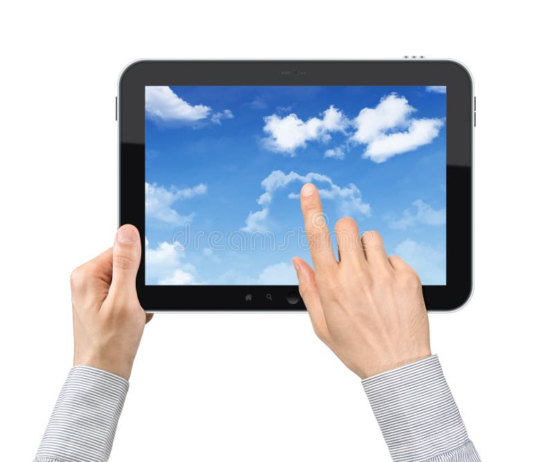 Wat betreft Cloudscape op PC van de Tablet