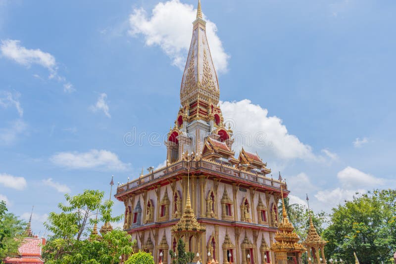 Wat Chalong punkt zwrotny świątynia Phuket prowincja obraz royalty free Wat Chalong punkt zwrotny świątynia Phuket prowincja obraz royalty free