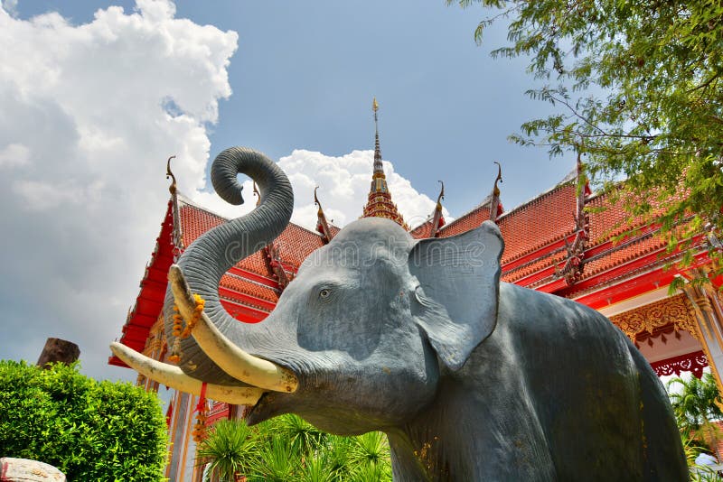 Wat Chalong temple. Phuket. Thailand royalty free stock photos Wat Chalong temple. Phuket. Thailand royalty free stock photos