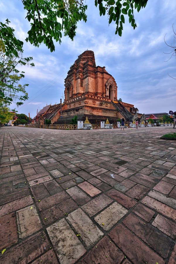 Wat Chedi Luang, mai Chiang στοκ φωτογραφία με δικαίωμα ελεύθερης χρήσης