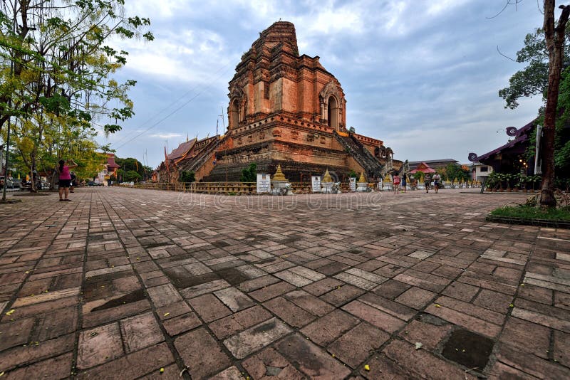 Wat Chedi Luang, Τσιάνγκ Μαι στοκ φωτογραφίες με δικαίωμα ελεύθερης χρήσης