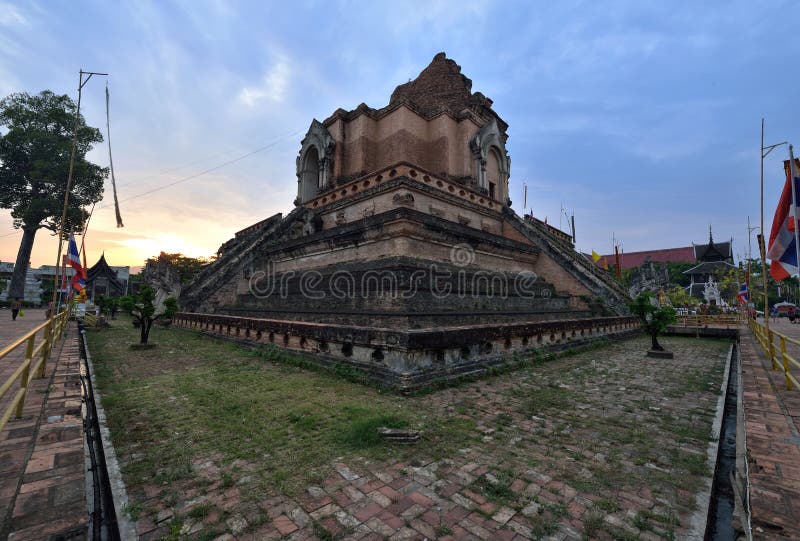 Wat Chedi Luang, mai Chiang στοκ φωτογραφίες με δικαίωμα ελεύθερης χρήσης