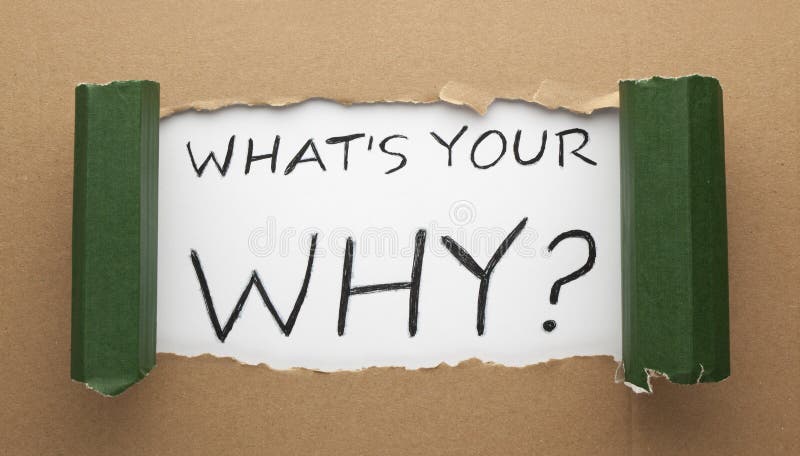 What`s Your Why text under torn paper. Business concept. What`s Your Why text under torn paper. Business concept