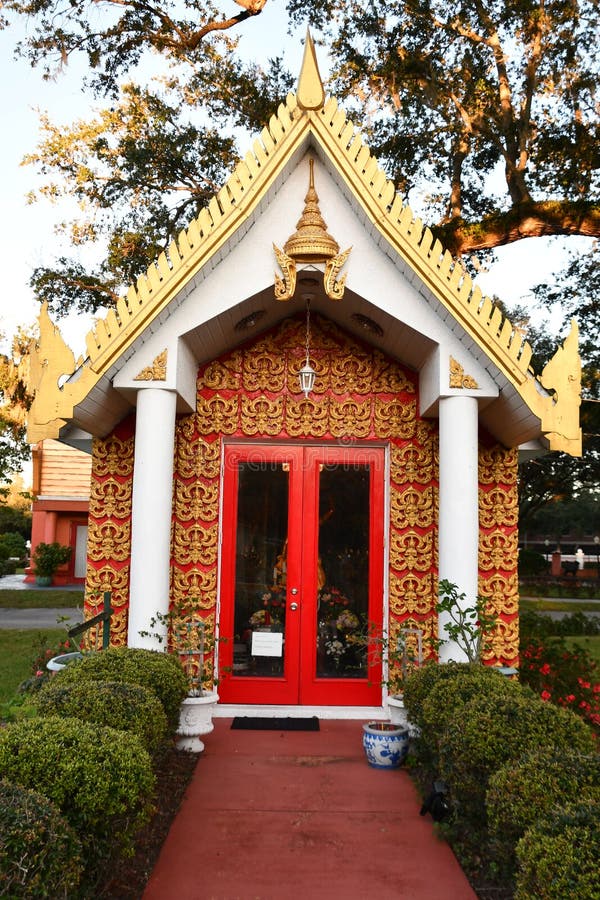 Wat Florida Dhammaram in Kissimmee, Florida Stock Photo Image of