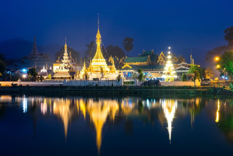 Wat Jong Klang is landmark of Maehongson