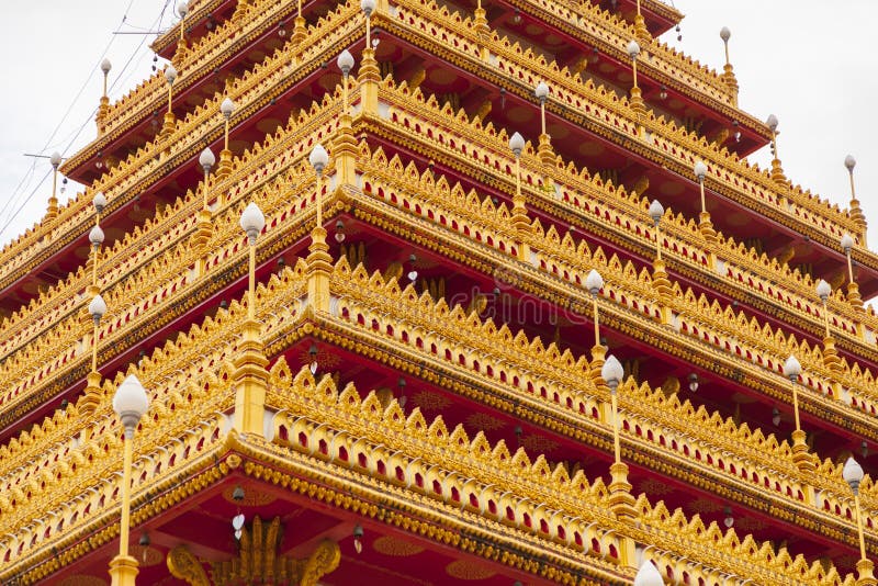 Wat Nongwang em Khon Kaen, Tailândia imagem de stock Wat Nongwang em Khon Kaen, Tailândia imagem de stock