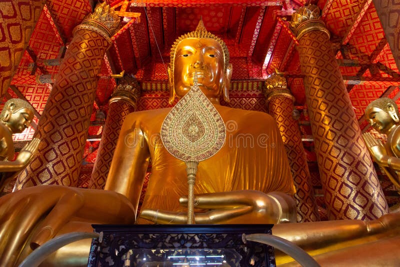 Wat Panancherng the temple of Ayutthaya which is the dream destination of tourist coming to Thailand. stock image Wat Panancherng the temple of Ayutthaya which is the dream destination of tourist coming to Thailand. stock image