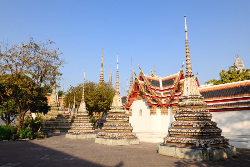 Download Wat Pho Bangkok arkivfoto. Bild av stad, khmer, thai - 37349814