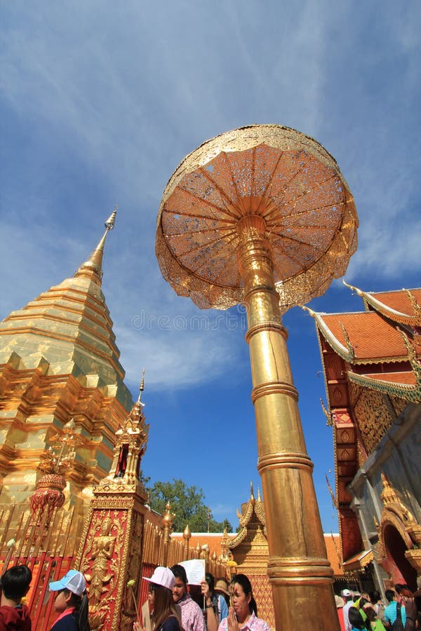 Wat Phra That Doi Suthep en Chiang Mai imágenes de archivo libres de regalías Wat Phra That Doi Suthep en Chiang Mai imágenes de archivo libres de regalías