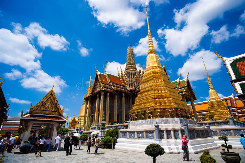 Wat Phra Kaew immagini stock libere da diritti