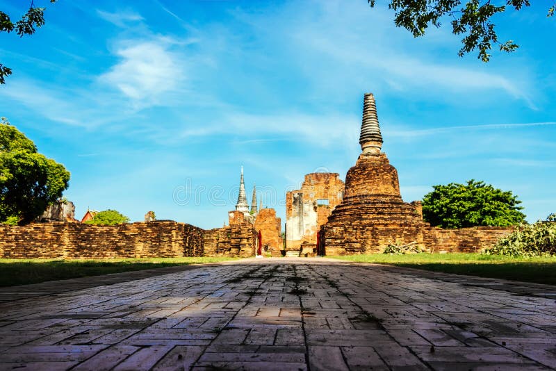 Wat Phra Si Sanphet Is A Popular Tourist Attraction.