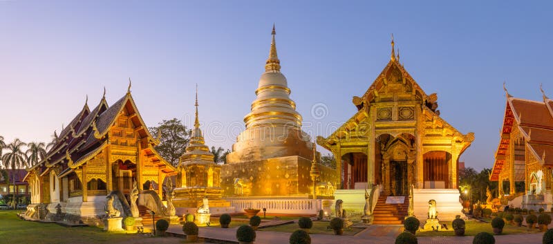 Wat phra singh i Chiang Mai royaltyfria foton Wat phra singh i Chiang Mai royaltyfria foton