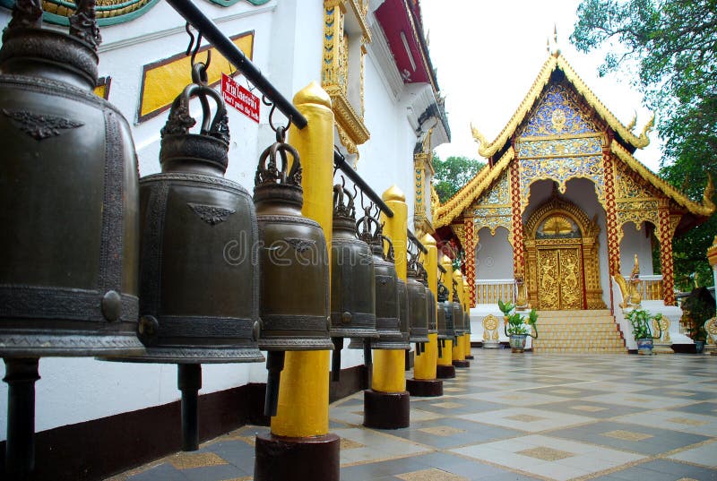 Wat Phra那个土井素贴寺庙。清迈，泰国