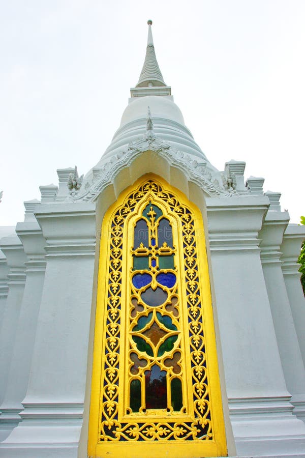 Wat Rajabopit.The temple in the Bangkok.