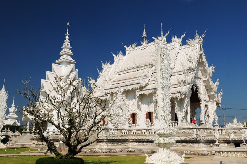 Wat Rong Khun stock afbeelding Wat Rong Khun stock afbeelding