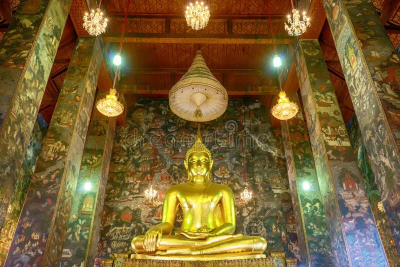 Wat Suthat ориентир ориентир в Таиланде стоковая фотография Wat Suthat ориентир ориентир в Таиланде стоковая фотография