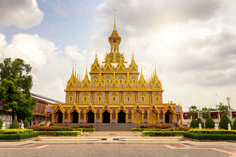 Wat Tha Sung, Wat Tha Sung Attractions della cultura di Buddhis fotografia stock Wat Tha Sung, Wat Tha Sung Attractions della cultura di Buddhis fotografia stock