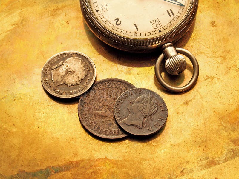 Watch and Old Coins