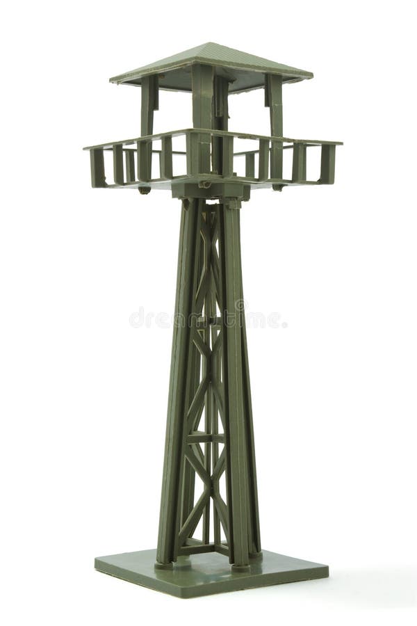 Watch tower stock image. Image of watch, white, surveillance - 14003781