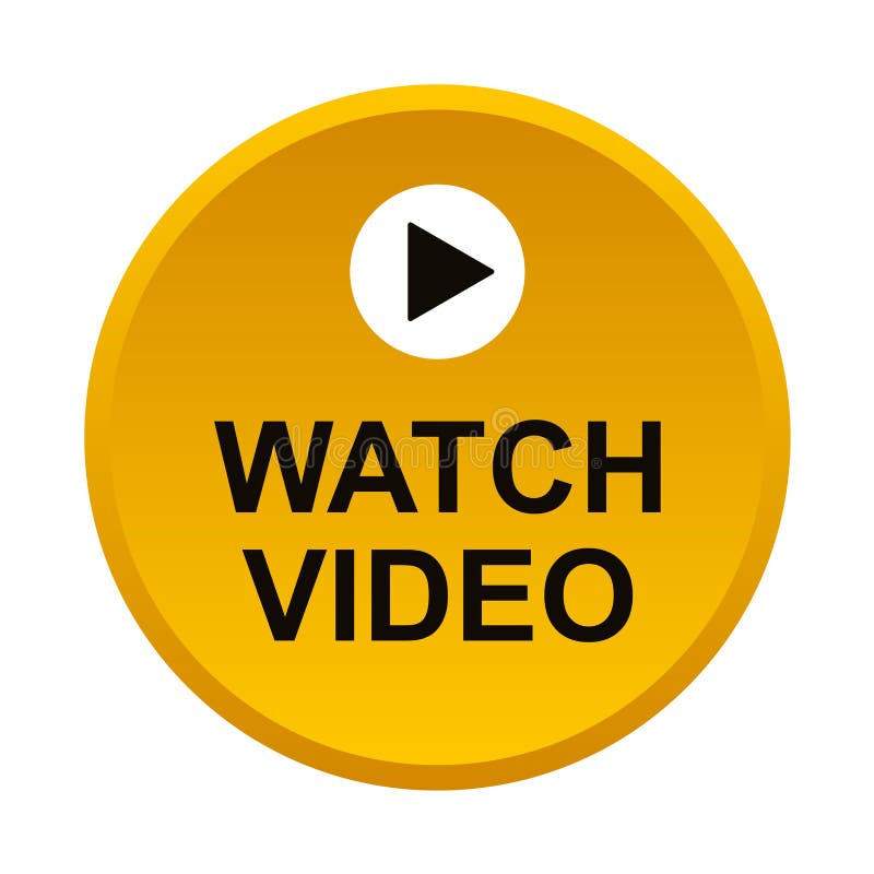 Watch video button stock vector. Illustration of download 135542485
