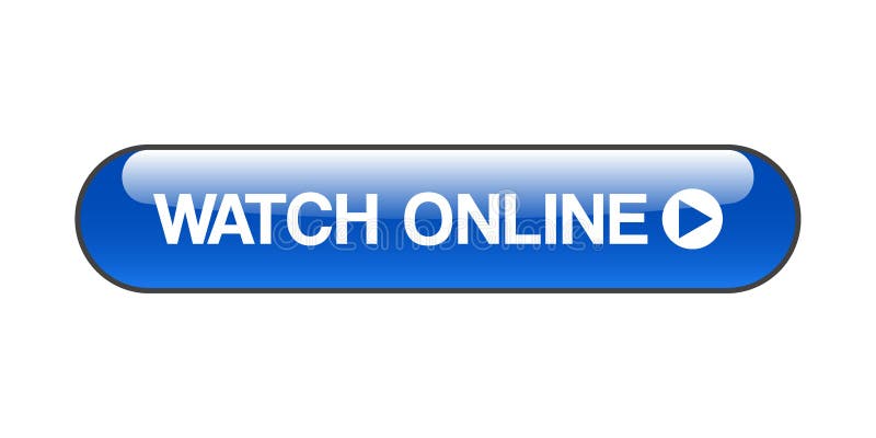 Watch video online button stock illustration. Illustration of industry -  121938127