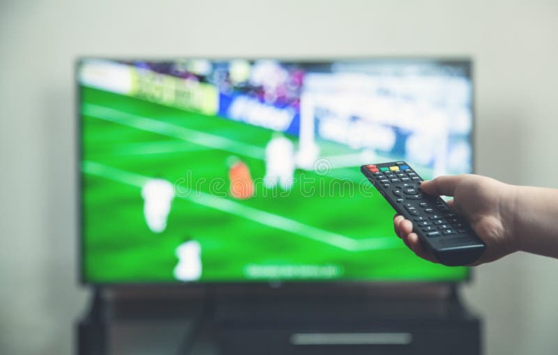 Streaming tv football hi-res stock photography and images - Alamy