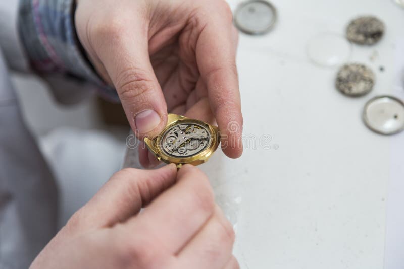 Watchmaker, Repair of Watches, Preventing Clock, Cleaning the Clock