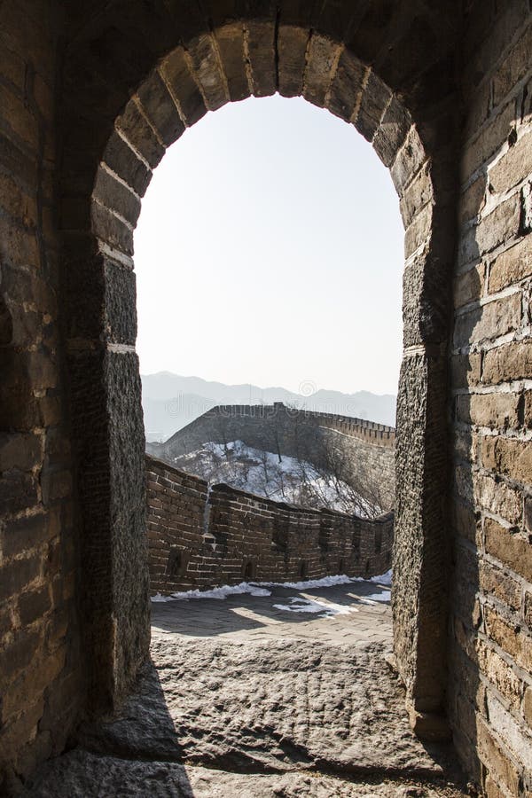 Watchtower of Great Wall stock image. Image of watchtowers 28724225