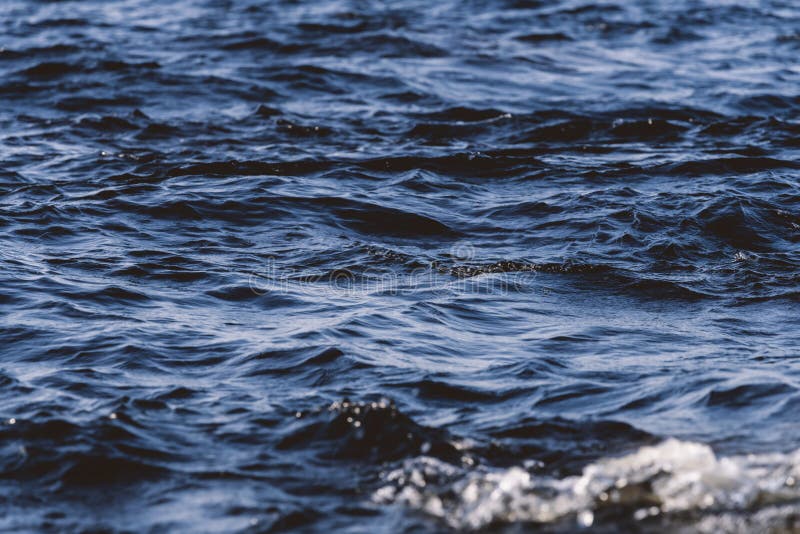 Water Background. Sea or Lake Motion. Stock Image - Image of ...