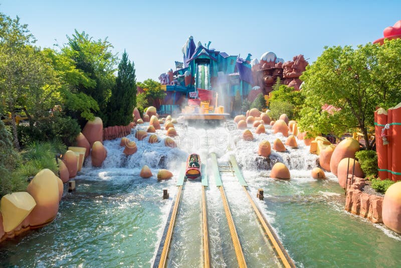 Water Based Ride at Universal Studios Islands of Adventure Editorial