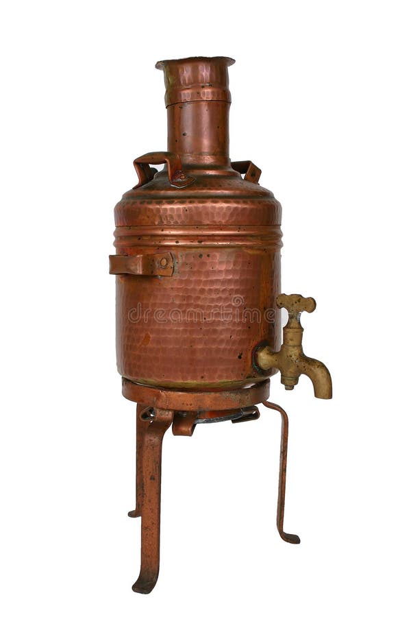 Old brass boiler stock image. Image of appliance, aged 34459995
