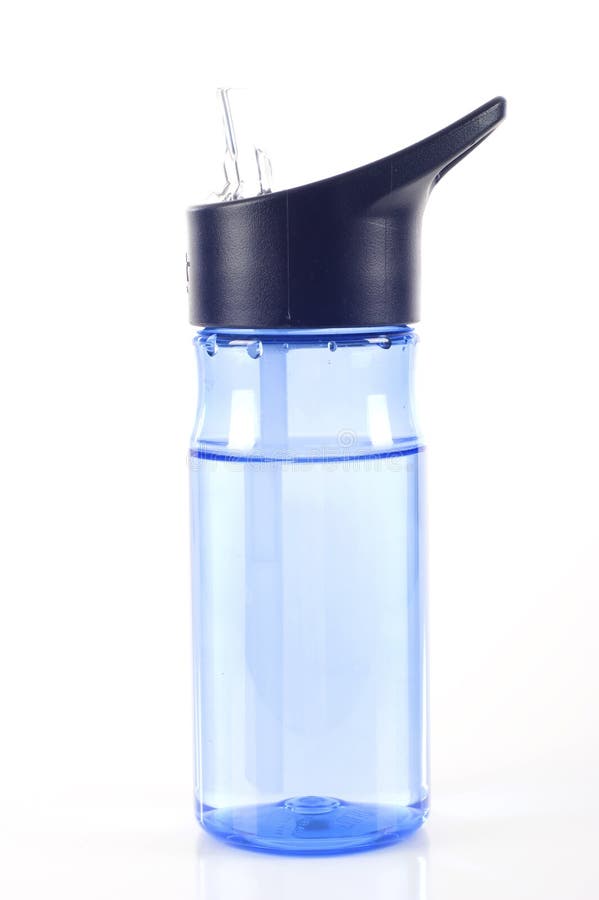 Small Glass Water Bottle Drops Stock Photo 119827333