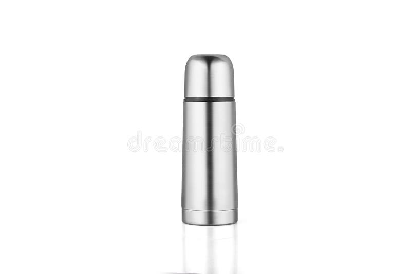 Water bottle Cello Flip Style Stainless Steel royalty free stock photography Water bottle Cello Flip Style Stainless Steel royalty free stock photography