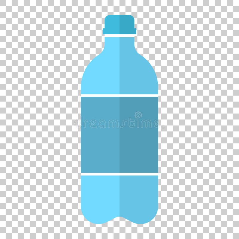 Water Bottle Icon in Comic Style. Plastic Soda Bottle Vector Cartoon  Illustration Pictogram Stock Vector - Illustration of mineral, aqua:  136144558