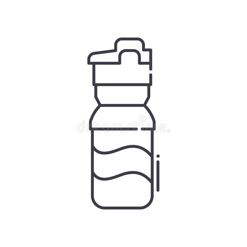 Reusable Water Bottle Outline Stock Illustrations 280 Reusable Water