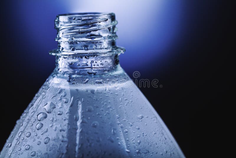 Water bottle of plastic