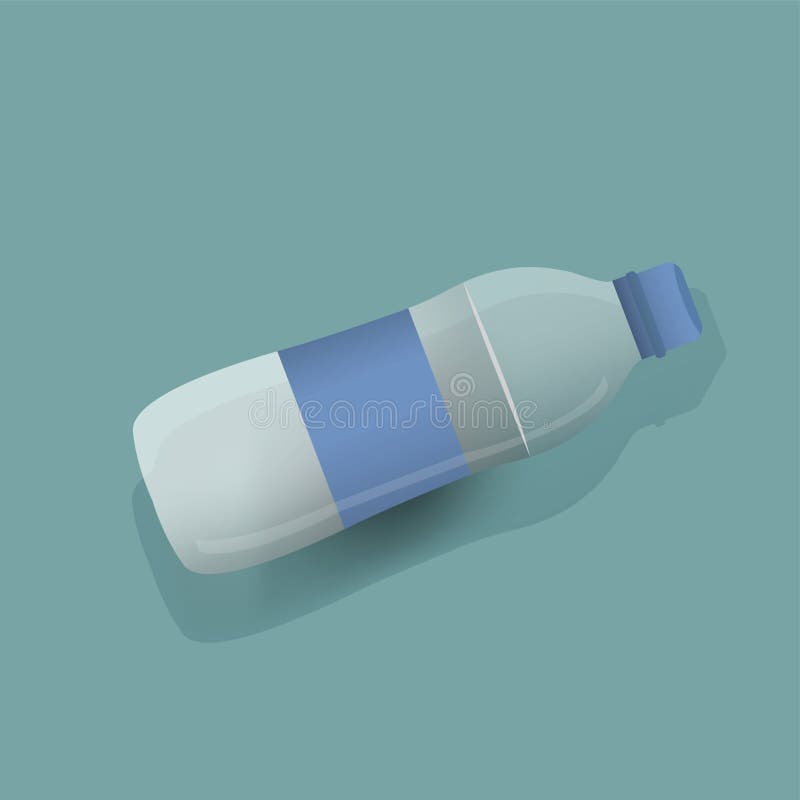 Water Bottle Recycle Packaging Icon Vector Concept Stock Vector